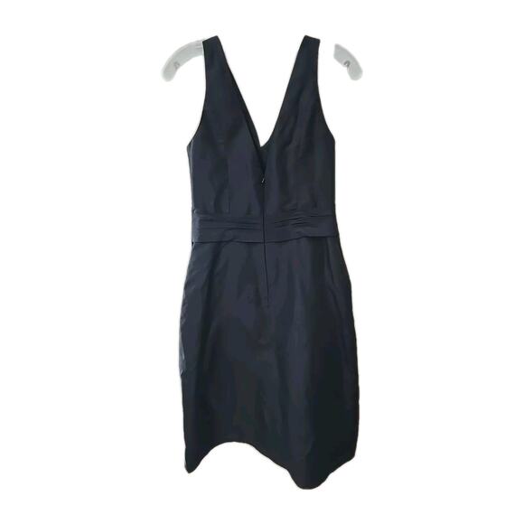 Belsoie Black Surplice V-Neck Sleeveless Evening Cocktail Dress Womans Size 10 - Picture 2 of 7